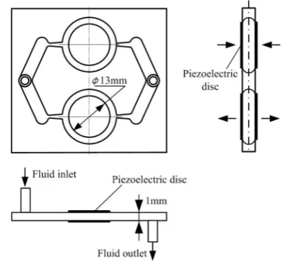 Fig. 26 Design of the new planar two-chamber pump