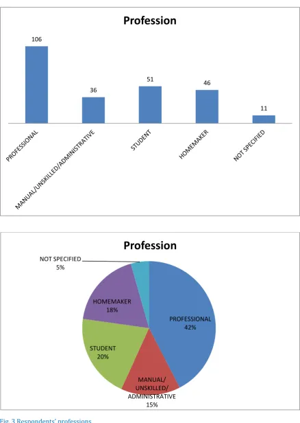 Fig. 3 Respondents’ professions 