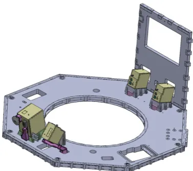 Fig. 1 The four magneticspectrometers are shown in thiscutaway drawing as mounted onthe aft deck of a RBSPspacecraft