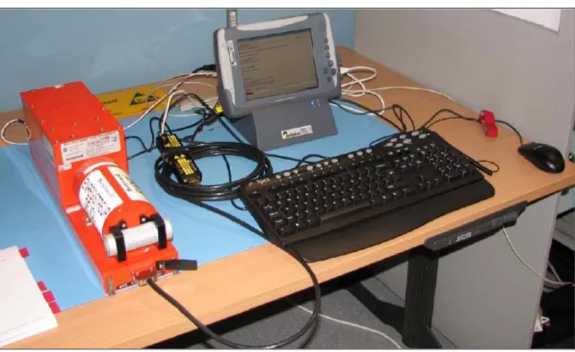 Figure 15: Downloading data from a solid-state FDR 
