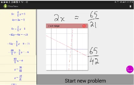 Figure 4: The floating graph widget 