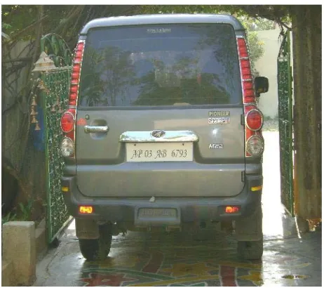 Fig 8 – Original real life image of a SUV 