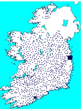 Figure 2.Exchange Sites in Ireland