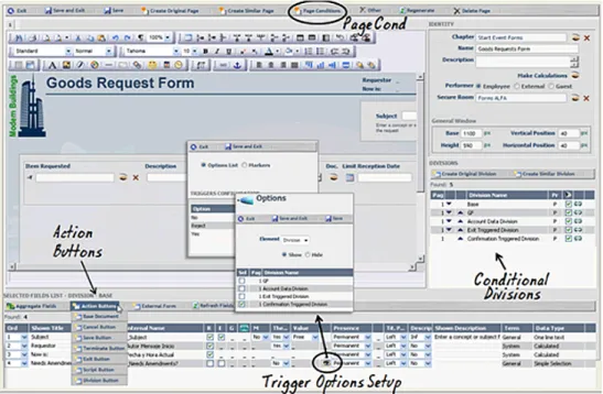 Figure 13. Forms Editor 