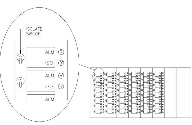 Figure 3 - ISOLATE Toggle Switches 