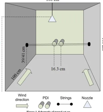 Figure 1. Schematic of tunnel set up. 