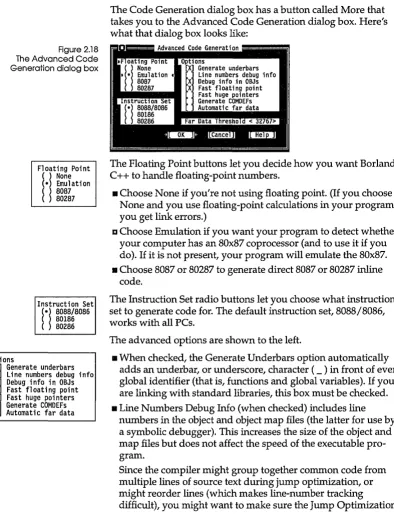 Figure 2.18 Advanced Code 