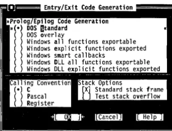 Figure 3.13 Entry/Exit Code 