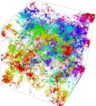 Figure 2.1: Example of a 3D multifractal ﬁeld associated with an electroniceigenstate at the Anderson localization transition