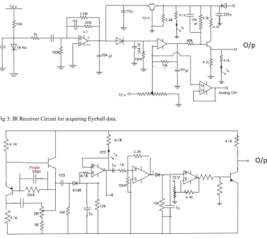 Fig 5: View of Eye blink circuit design.               