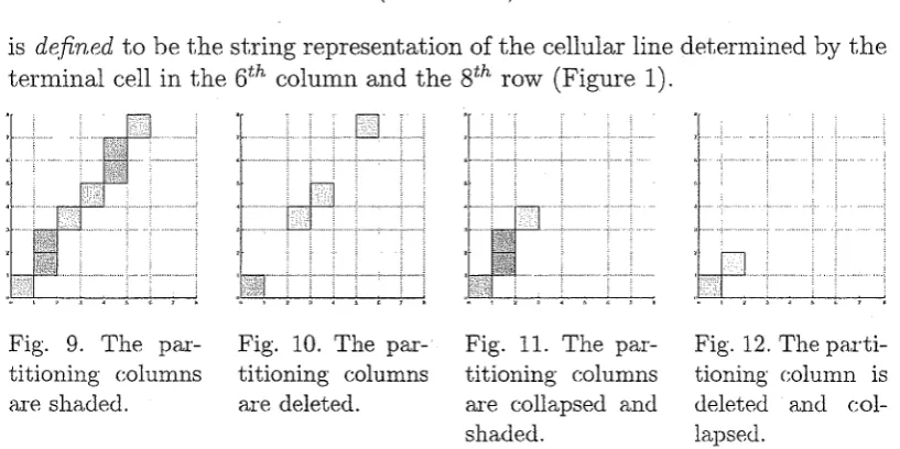 Fig. 9. The par-titioning columns 