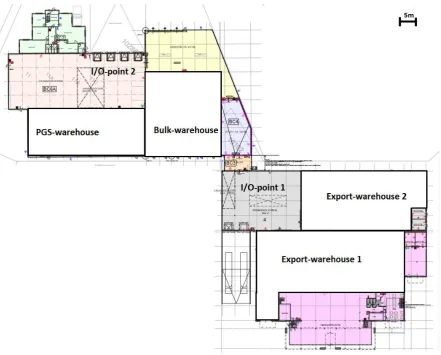 Figure 2.1:  map of Company X B.V. 