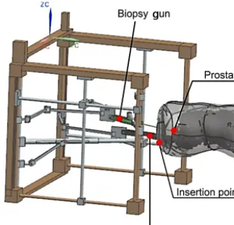Figure 8. Singular position (c) of the TRUS probe module.