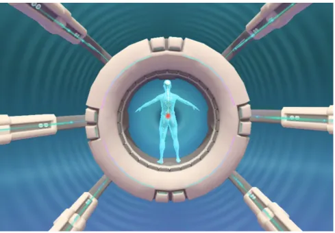 Figure 1: A visual of Reducept, the patient can indicate where they experience pain on their body