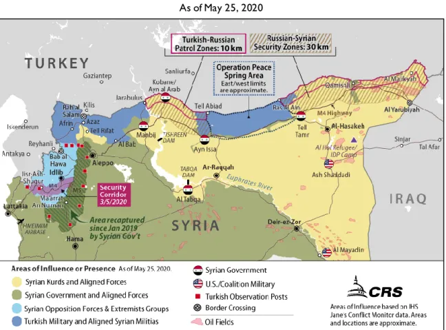 Figure 5. Syria-Turkey Border  As of May 25, 2020 
