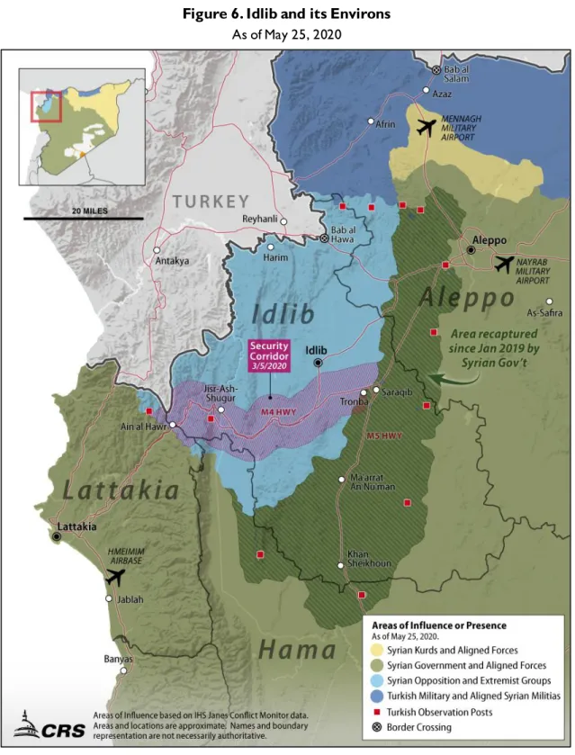 Figure 6. Idlib and its Environs  As of May 25, 2020 