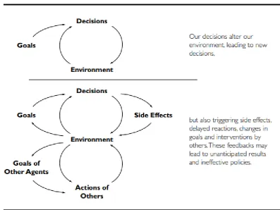 Figure 3: Feedback View of the World  (J. D. Sterman, 2001) 