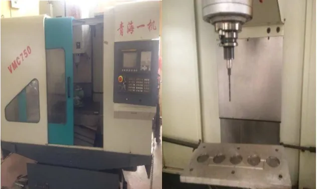 Figure 1. The Computer Numerically Controlled (CNC) Machine used in the mold fabrication
