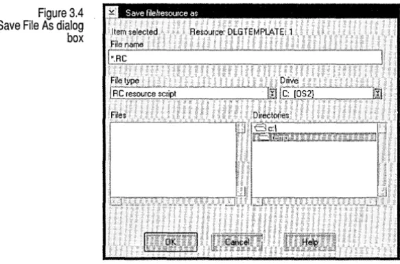 Figure 3.4 File As dialog 