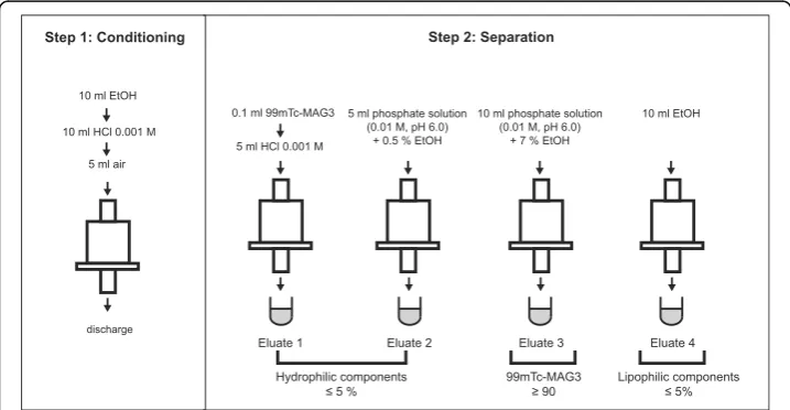 Fig. 2 Illustration of Mallinckrodt Pharmaceuticals QC procedure for MAG3 kit (version 2003)