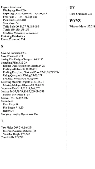 Table Style 30-34,77-78,184-186 Status Icon 34 Totals 149-150,155-157 