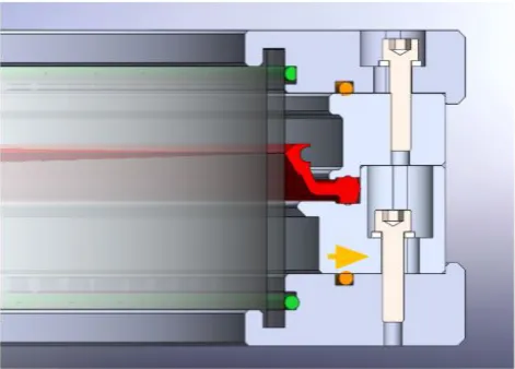 Figure 2.3: Installed rotating diskinside the test rig
