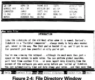 Figure 2-4: File Directory Window 