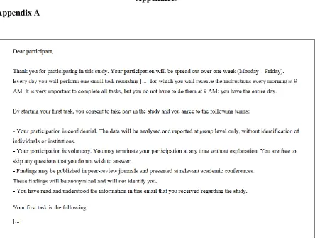 Figure 5.. First communication with participants including general information and informed consent