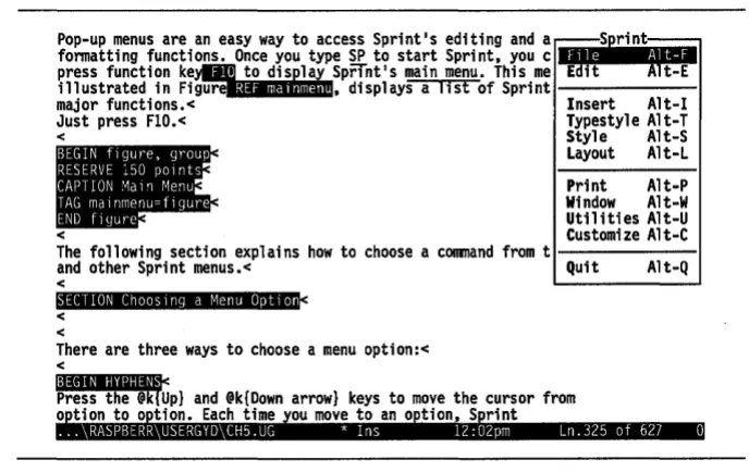 Figure 5.4: Main Menu 