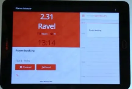 Figure 2.5 Interface of the Planon that can be accessed everywhere [20] 