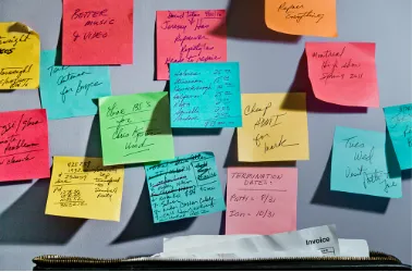 Figure 10: Post-Its, ‘the store’ 2010 