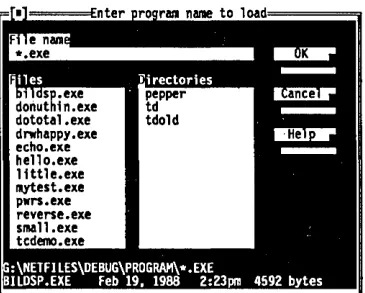 Figure 5.5 Load Program dialog 