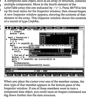 Figure 3.16 Inspecting a record 