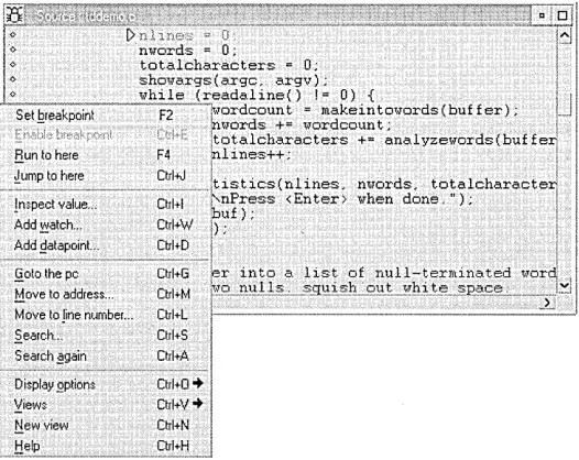 Figure 2.3 Source view local 