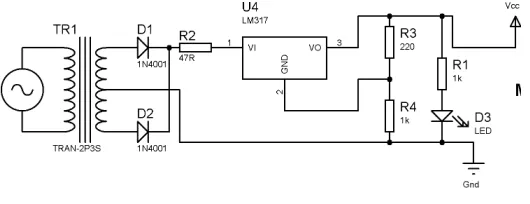 Figure 2: power supply circuit 