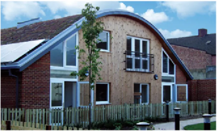 Figure 15  Light steel energy efficient housing   constructed using modules 