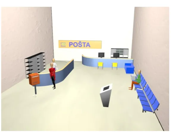Fig. 4. Model of CRS sorting line 