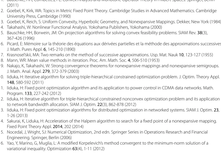 Table 2 Computational results for Problem 5.2 with different initial points