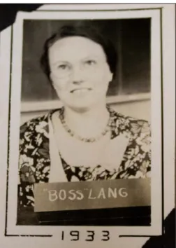 Figure 2. Elfrieda Lang at Elmhurst, Age 29 