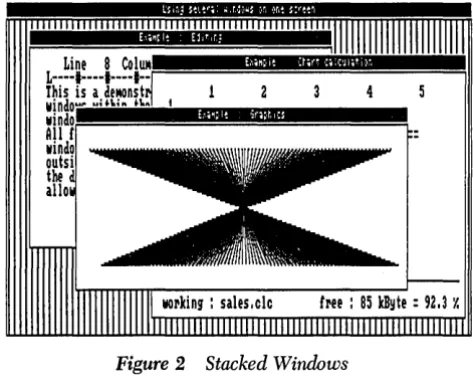Figure 2 Stacked Windows 