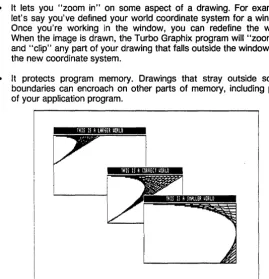 Figure 1-1: The Clipping Option Used To "Zoom In" on a Drawing 