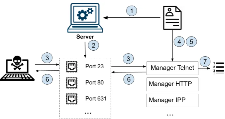 Figure 3.2: Steps for Decoy implementation