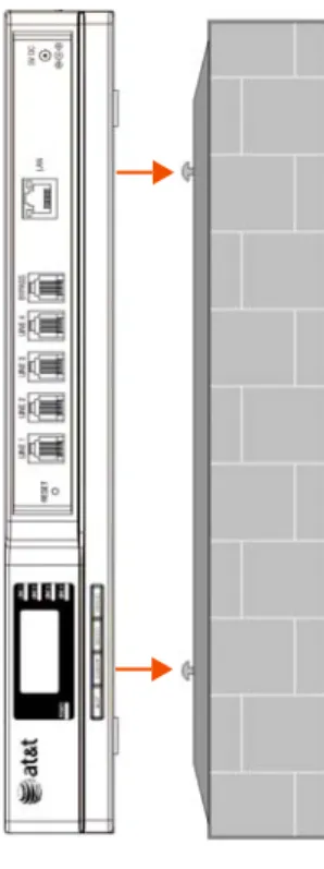 Figure 3.  Wall Mount Orientation
