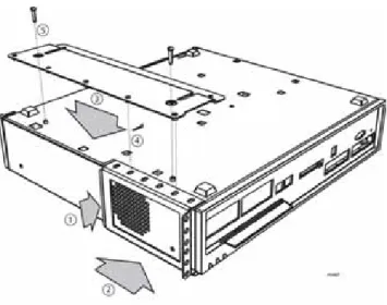 Figure 17:   CX/CXi Controller Rack-Mount Bracket Installation