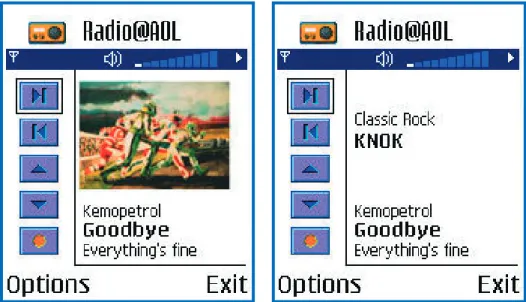 Figure 3. AOL Radio Channel Listing