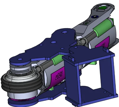 Figure 4.4: 3D CAD model of the housing to mount the ‘LS02 Lidar’ on the PIRATE.