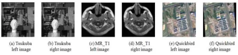 Figure 2. The experimental images of image registration. 