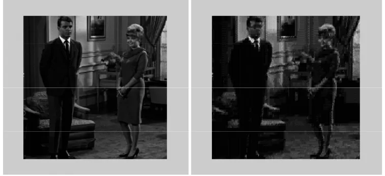 Fig. 5 Lena Image compression (a) Original Image (b)Compressed by proposed technique (CR=19.75, PSNR= 27.7dB) 