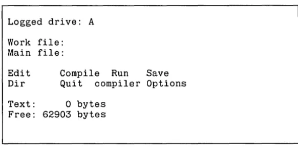 Figure 1-2: Main Menu 