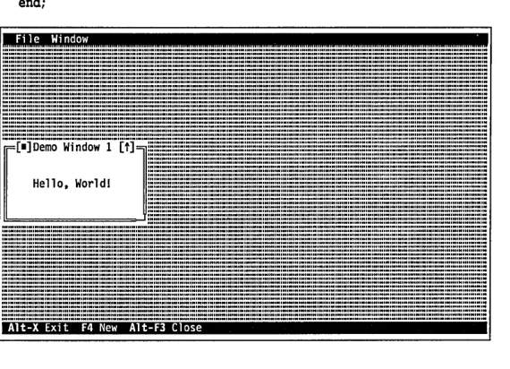 Figure 2.3 open window 